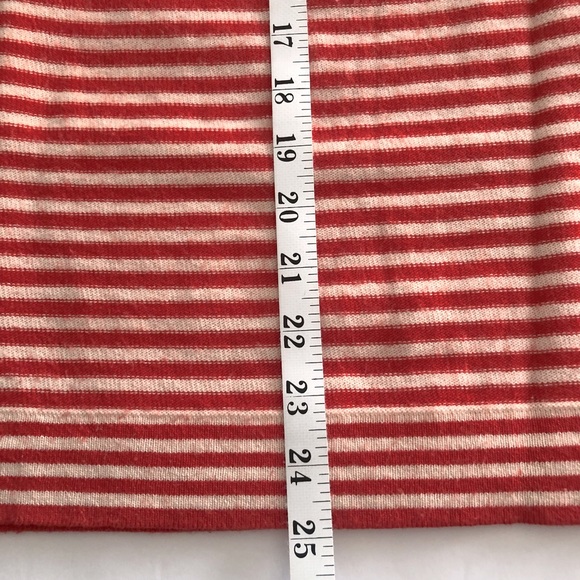 J.Crew Red Striped Cap Sleeve Sweater - Picture 5 of 7